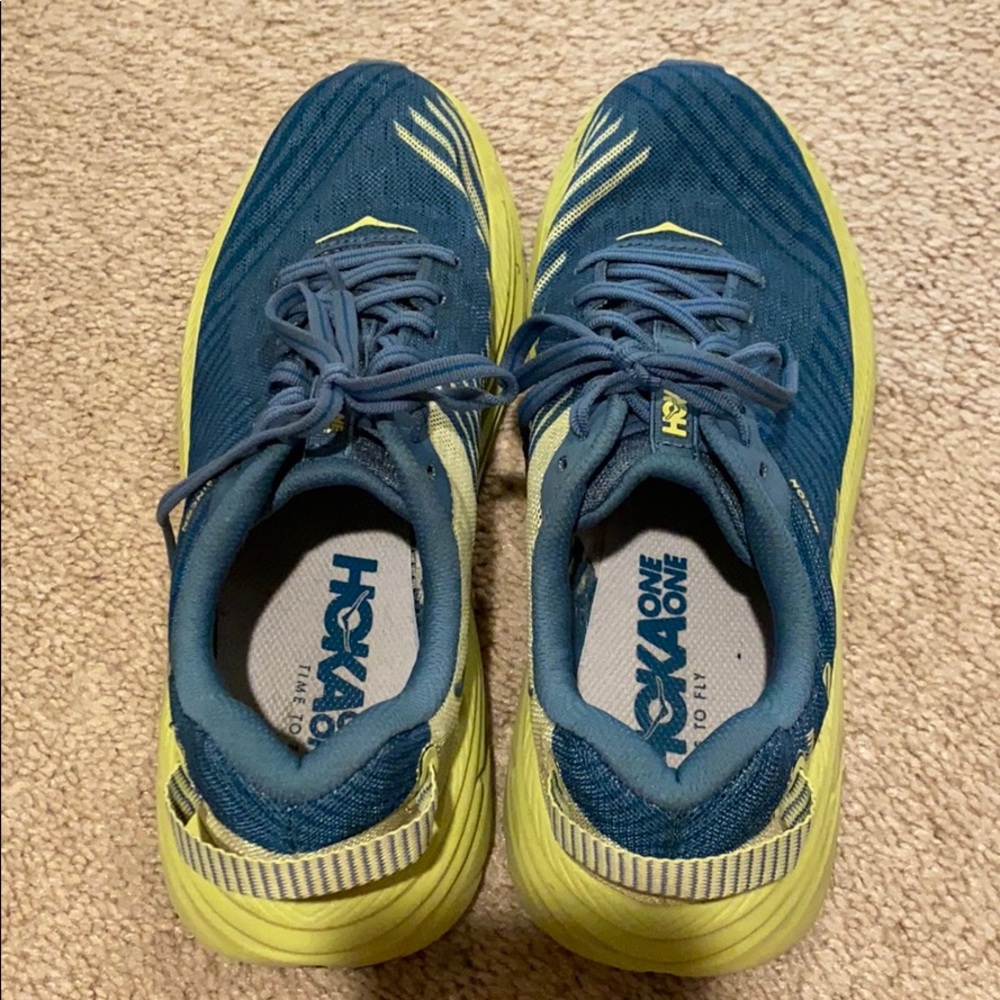 Hoka running shoes.